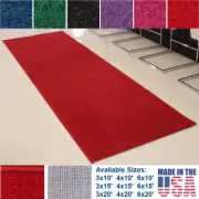 Solid Color Hallway Carpet Runner Area Rug Indoor Home Decor