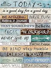 Minatee Excitation Language Inspirational Diamond Art Painting Kits for Adults 5D DIY Kits Diamond Art Painting Crafts for Adults Beginner Home Wall, 14 x 18 Inch