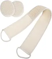 IWOWHERO 2-in-1 Bathing Gloves Long Towel Exfoliating Back Scrubber Skin Exfoliator Bath Sheets Shower Accessories