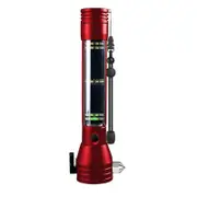 10in1 Multi-functional Safety Hammer Torch Light Tool Solar Power LED Flashlight Red