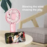 1 Set 600mah Mini Fan Rechargeable Cooling Usb Mini Handheld Fan Battery