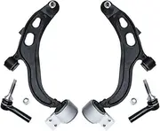 4Pcs Front Lower Control Arm Tie Rod Suspension Kit Compatible With TAURUS FLEX Compatible With LINCOLN MKS MKT AWD FWD 2009 2010 2011 2012