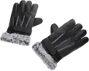 BESTYASH 1Pair Men Winter Thermal Gloves Touch Screen Capability Non Slip Design for Cold Weather Skiing Outdoor Activities Insulated for Warmth Comfort