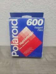 Polaroid 600 High Definition Instant Film Vintage packaging New EXPIRED 05/97