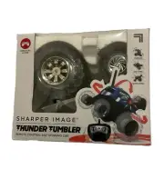 Sharper Image Thunder Tumber Remote Control 360 Spinning Car, Blue