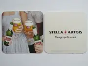 Beer Coaster ~ Beer Coaster: STELLA ARTOIS Belgian Brewery Since 1366; Leuven BE