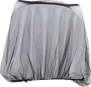 ERINGOGO Mosquito Net Cover for Strollers Carriers and Cradles Elasticized Bug Protection Mesh for Insect Net Black