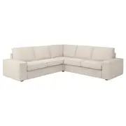 KIVIK corner sofa, 4-seat, Gunnared beige