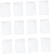 KALLORY Thickened Plastic Zip Lock Storage Bags 100pcs/box Perfect for Packing Jewelry Storage