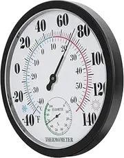 Stable Performance Digital Thermometer Wall Hygrometer Moisture Content and Temperature Gauge Battery for Garden Use