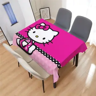 網紅ins可愛少女心Hello Kitty凱蒂貓學生宿舍桌墊家用餐桌野餐布