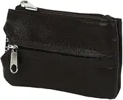 e-mono(イーモノ) Genuine Leather Men's Coin Purse, Coin Purse, 4 Strands with Key Case, Size M, Cowhide Leather, Zipper, Leather