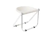 MIUZ Folding Stool Seat Portable Fold Chair Plastic Foldable Dining Room Chair | Replica Pluff Chair