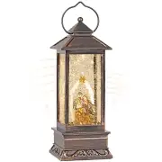 12 Inch Nativity Snow Globe Christmas with Music, Christmas Glitter Lantern, ...