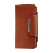 For Iphone 15 Multifunctional 7-Card Wallet Leather Phone Case