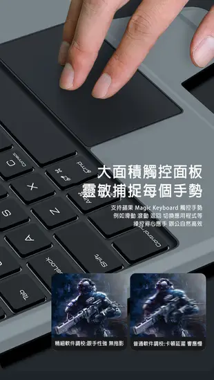 Apple iPad 7/8/9 10.2吋 2019/2020/2021 悍能 iPad 鍵盤保護 (8.5折)