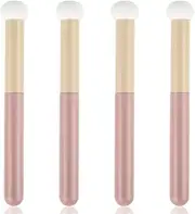 4Pcs Mushroom Concealer Sponge Foundation Powder Brush Under Eye Makeup Puff Applicator for Face Nose Eyelids - Newbie Concealer Brushes