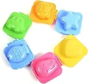 Bainiao 6 Pieces Boiled Egg Rice Mold Bento Maker Sandwich Cutter Decorating Mould