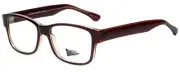 Calabria 2K 3079 Square Reading Glasses +7.00 Brown Crystal Men Women