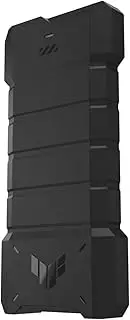ASUS TUF Gaming AS1000 Plus USB-C 3.2 Gen 2x2 Portable M.2 NVMe PCIe SSD 1TB (IP68 Water and Dust Protection, Aluminium Alloy Housing with Thermal Pad, Bundled NTI Backup Now)