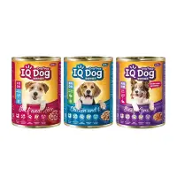 在飛比找Yahoo!奇摩拍賣優惠-IQ Dog 聰明狗罐頭 400g【單罐】 成犬 肉醬罐 鮮