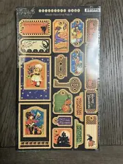Graphic 45 *HAPPY HAUNTING* CHIPBOARD TAGS #2 Original 2012 NEW & RARE