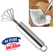Coconut Scraper Stainless Steel Slicer Coconut Meat Remover Fish Scaler Grater
