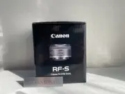 Canon RF-S 7.8mm f/4 STM Dual Lens Lenses for 3D Photography Mirrorless Black
