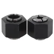 Replacement Metal Router Collets for Various Tools in Two Standard Sizes