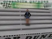 F564 - Greenhills Scalextric Carrera Seated Lady Spectator 1.32 Scale - NEW