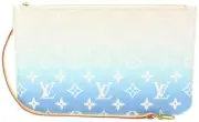 Louis Vuitton Limited Monogram Blue By the Pool Neverfull Pochette Wristlet