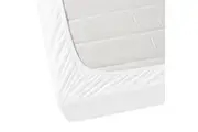 La Via 400TC Fitted Sheet (White) - Long Single
