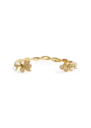 Zimmermann Bloom 12kt Gold-plated Cuff ONE SIZE