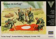 1/35 Master Box 3545 - "Stukas Flying!" German Infantry, 1941-43 - 4 Figures Set
