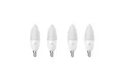 4x Laser 5W E14 Warm Cool White Adjust Smart LED Light Bulb WiFi App Control