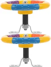 Round Swing Disks Kids Playground Steering Wheel Toy Bright Colorful Toys for Toddlers