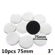 10pcs Set 3inch 75mm Wool Waxing Polishing Buffing Pad Wheel Car Buffer Polisher