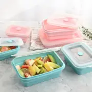 Combo: Collapsible Food Storage Containers Lunchboxes and Cups with Straw