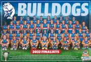 AFL Western bulldogs finals team POSTER football,Sydney swans, pies,Geelong 1