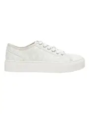 [Marcs] Jace Sneakers in White/Grey Canvas