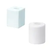 Glass Shade Cube or Round in White Superlux Lighting - Q447, Q448