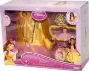 Disney Princess Belle Beauty Beast Dress Up Tea Party Size 4-6X Pot Cups New