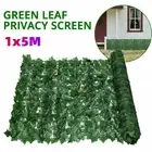 5M Artificial Ivy Leaf Fence Screen Garden Privacy Wall Hedge cover Wall Decor
