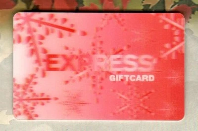 EXPRESS Snowflakes ( 2004 ) Lenticular Gift Card ( $0 ) RARE