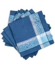 French Home Shades of Blue Astra Napkins (Set of 6)