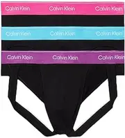[Calvin Klein] Men's Modern Cotton Stretch Pride Jock Strap/Low Rise Slip Brief/Low Rise Trunk