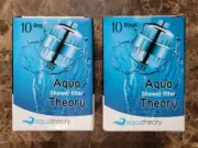 Lot of Two (2) NEW Aqua Theory 10 Stage Shower Filter With One Thread Tape