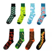 8 Pairs Fashion Novelty Funny Socks one Size 5-13 Men Socks Women Socks #4