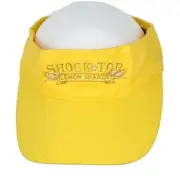 Shock Top Lemon Shandy Beer Yellow Embroidered Sun Visor Hat Adj. Strapback
