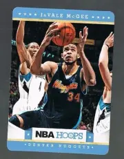 2012/13 panini NBA HOOPS Taco Bell JAVALE MCGEE #79 NUGGETS / NEVADA